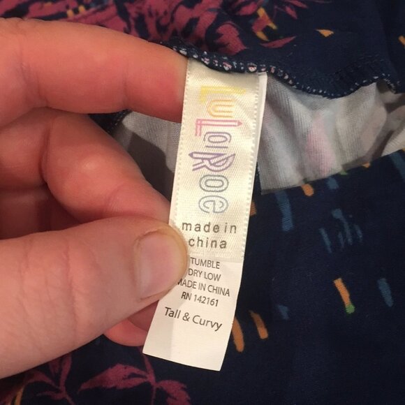 TC NWOT LuLaRoe Leggings DD41 4399 - Picture 3 of 3